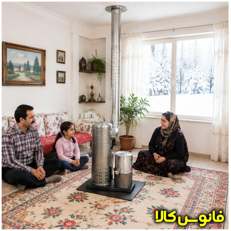 بخاری نفتی ساده 75