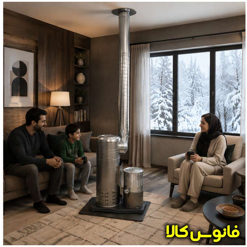 بخاری ارزان گازوئیلی ساده 75